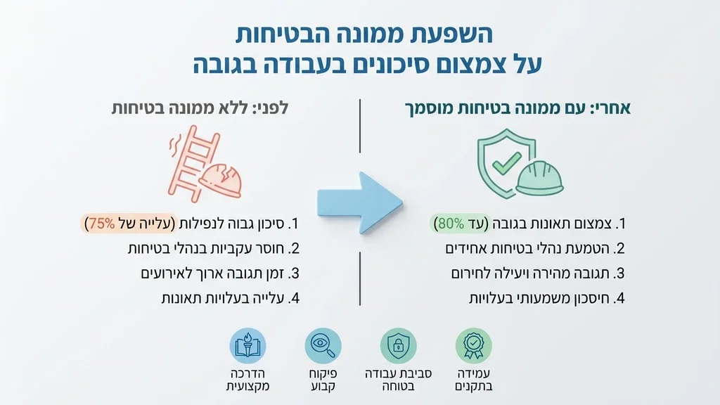 ממונה בטיחות בבניה מבצע סיור שטח באתר